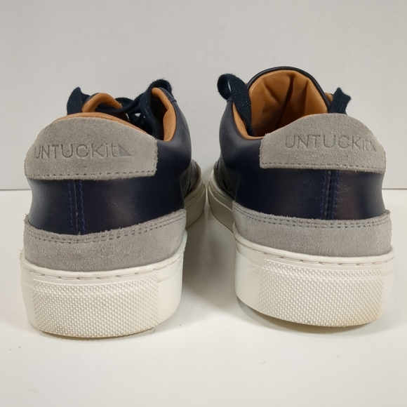 Untuckit Men's Navy And Gray Shoes , Size 8.5 - Picture 5 of 12